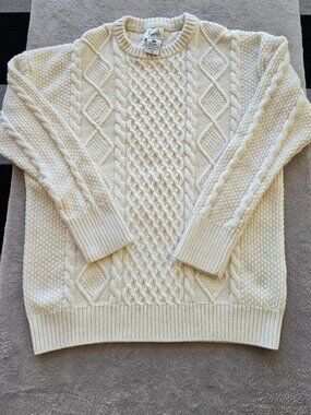 KERSH WOOL Marino blend sweater knit womans large